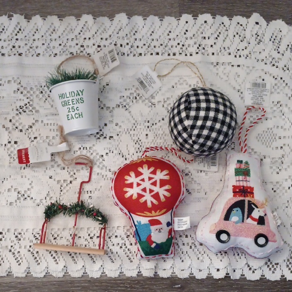 Wondershop Holiday Ornament Collection - Red, Green, Black, White